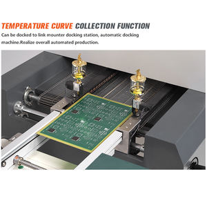 RF-C1235C forno a riflusso ad aria calda 12 riscaldamento a zona a infrarossi IC riscaldatore a riflusso saldature per produzione a LED PCB - Product Image 6