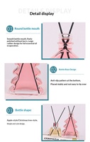 Bouteille en verre vide transparente en forme de sapin de Noël, grande capacité, colorée, pour recharge de diffuseur à bâtonnets de parfum, MOQ