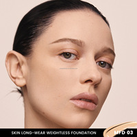 Fond de Teint Liquide Végétalien Haute Couvrance Imperméable Protection Solaire Teinte Foncée Hydratant Correcteur Crème BB Éclaircissante
