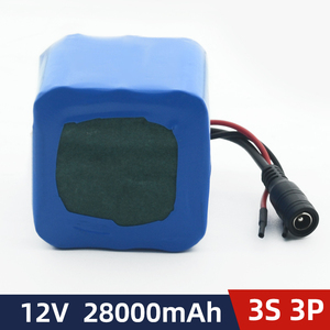 12V wiederauf ladbarer 3 S3P 18650 Li-Ionen-Akku Eingebautes BMS für LED-Leuchten, Spielzeugauto-Video recorder, tragbares Router-Netzteil 12,6-V-Ladegerät - Product Image 5