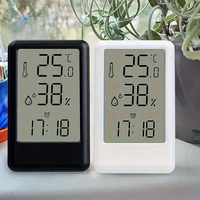 Großes LCD-Display, Dual-Use Tisch- und Hängedesign, Digitaler Wecker für Kinderzimmer mit Kalender und Hintergrundbeleuchtung für Schreibtischnutzung