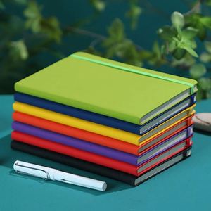A5 Customizable Leather Hardcover Notebook 100 Sheets Journal <b>Gift</b> - Product Image 4