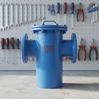 Filtre à panier pour équipement industriel, réservoir sous pression en acier au carbone et acier inoxydable, conception verticale pour eau et huile