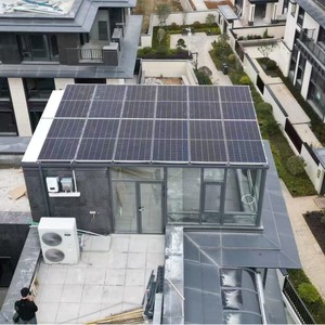 Collecteur solaire photovoltaïque thermique monocristallin PERC demi-cellule <span class=keywords><strong>de</strong></span> type N 605W multi-tailles double vitrage sur palette industrielle - Product Image 4