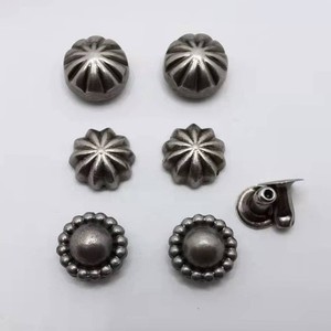 Cao cấp Dome Stud đinh tán Vòng bí ngô đinh tán cho Punk vành đai khởi động da - Product Image 2