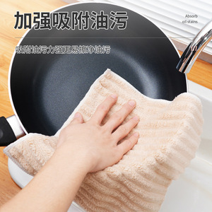 Oukais Coconut Fiber Dishcloth Extra <b>Large</b> Thick Lint Resistant Kitchen Cleaning Absorbent Quick Drying - Product Image 3