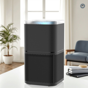 Home Office Air Purifier with Activated Carbon Filter Formaldehyde Remover Plastic Filter <strong>for</strong> Comfortable Indoor Air Quality - Product Image 5