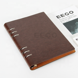 <span class=keywords><strong>Agenda</strong></span> Personalizada al por Mayor, Estilo Japonés, Impresa, Formato A5, con 6 Anillas, Cubierta de Cuero PU, Hojas Sueltas, Organizador Diario - Product Image 2