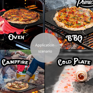 <span class=keywords><strong>Plaque</strong></span> à <span class=keywords><strong>pizza</strong></span> <span class=keywords><strong>en</strong></span> acier au carbone à revêtement d'huile végétale <span class=keywords><strong>pour</strong></span> la <span class=keywords><strong>cuisson</strong></span> <span class=keywords><strong>de</strong></span> pizzas - Product Image 6