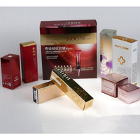 Boîte d'emballage en carton ondulé personnalisée et écologique pour coffret cadeau cosmétique avec protection intégrée