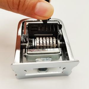 Timbro automatico del numero di pagina a 6 cifre con design metallico resistente autoinchiostrante per timbro di numerazione automatica della carta - Product Image 3