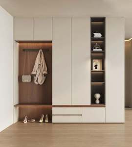 Luxury High Quality Entrance Cabinet with Mirror Home Furniture <b>Shoes</b> <b>Storage</b> Cabinet Living Room Cabinet - Product Image 2