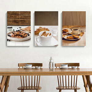 Đơn giản trang trí in vải sơn bán buôn bánh mì và cà phê ảnh cho phòng ăn và nhà bếp treo tường - Product Image 6