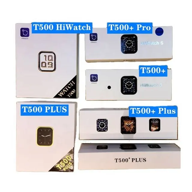 2021 T500 montre intelligente 40 44mm fitpro Hiwatch série M2wear 5 6 Reloj T500 + Plus Pro Smartwatch pour iPhone Android mobile