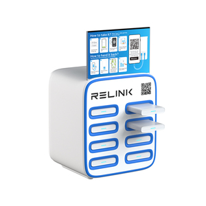 สถานีชาร์จโทรศัพท์มือถือแบบพกพาเช่าใช้ได้ที่ Relink Desktop Rental พร้อมพาวเวอร์แบงค์แบบแชร์ 8 ช่อง ชาร์จเร็วผ่าน USB - Product Image 1