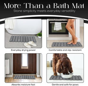 <span class=keywords><strong>Tapis</strong></span> <span class=keywords><strong>de</strong></span> <span class=keywords><strong>Bain</strong></span> en Pierre Gris Minéral à Séchage Rapide et Pliable, Idéal pour Salle <span class=keywords><strong>de</strong></span> Bains, Idéal pour Salle <span class=keywords><strong>de</strong></span> <span class=keywords><strong>Bain</strong></span> en Terre <span class=keywords><strong>de</strong></span> Diatomées, Inspiration Spa - Product Image 6