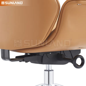 Sedia da ufficio girevole ergonomica per ufficio con schienale alto in pelle sintetica - Product Image 6