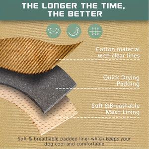 สายรัดฝึกสุนัขแบบสะท้อนแสง DOUBLEFLY ผลิตจากโพลีเอสเตอร์ สำหรับสุนัขขนาดเล็ก/กลาง/ใหญ่ พร้อมคลิปหน้าสำหรับควบคุมสายจูงได้ง่าย - Product Image 5