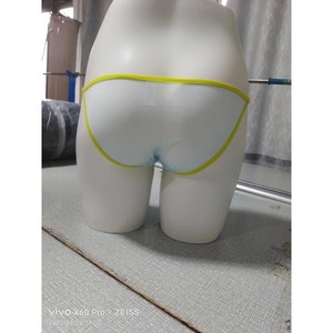 Braguitas de estilo francés, sexys, con bordado floral, tiras cruzadas, de talle bajo y semi-cubiertas, estilo femenino e inocente, bragas juveniles. - Product Image 6