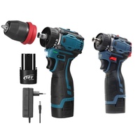 Perceuse à main multifonction et tournevis électrique avec fonction réversible, batterie lithium rechargeable 18V pour usage domestique