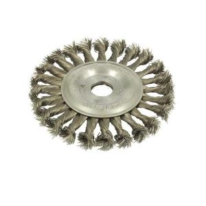 Cepillo Circular con Nudos Retorcidos de Acero de 22 mm, Abrasivo para Pulir Metal - Product Image 1