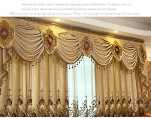 Châu Âu-Phong Cách Sang Trọng Chenille Thêu Màn Rèm Cửa Cho Phòng Khách & Phòng Ngủ Pháp Cửa Sổ - Product Image 4