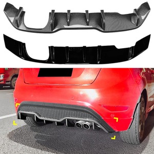ชุดแต่งกันชนหลัง สำหรับ Ford Fiesta ST MK7 ปี 2012-2017  พร้อมครีบกันชนหลัง  ฝาครอบครีบกันชนหลัง  ดิฟฟิวเซอร์กันชนหลัง สปอยเลอร์ลิป  อุปกรณ์ตกแต่งรถยนต์ - Product Image 1