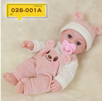 Poupée bébé réaliste de 30 cm, poupée apaisante en vinyle souple, jouet bébé de simulation réaliste pour filles, cadeau compagnon de jeu pour enfants