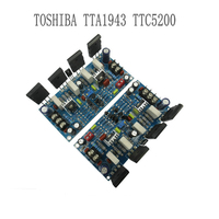 Yükseltme kurulu 1 adet TTA1943 TTC5200 ses amplifikatörü kurulu çift kanal 200W * 2 amplifikatör Amp kurulu