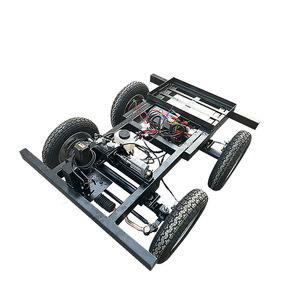 A buon mercato cinese 48V 850W auto a guida autonoma 1000M ROS telecomando elettrico ATV UTV camion EV auto telaio a quattro ruote con 350-10 ruote - Product Image 3