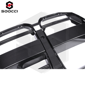 Griglia Frontale in Fibra di Carbonio Stile CSL per BMW G80 G81 M3 G82 G83 M4, Doppia Griglia Centrale a Rete - Product Image 3