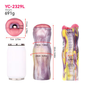 YOCY Oral Sex Aircraft Cup Bomba de aire Dispositivo de ventosa Coño Silicona suave Copa de masturbación masculina Productos sexuales para adultos al por mayor - Product Image 5