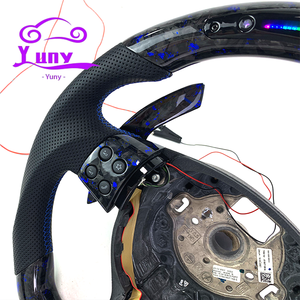 Accesorios interiores personalizados aptos para VW Volkswagen Golf 5 Jetta <span class=keywords><strong>Mk5</strong></span> R <span class=keywords><strong>GTI</strong></span> GTR GTD <span class=keywords><strong>volante</strong></span> de fibra de carbono - Product Image 5