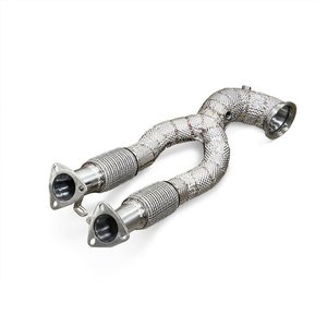 Collecteur d'échappement haute performance et tuyau de descente isolant thermiquement pour Audi RS3 <span class=keywords><strong>TTRS</strong></span> 2.5T 2022-2024 en acier inoxydable – Amélioration de puissance - Product Image 2