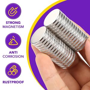 מגנטים נוידימיום חזק למקרר קטן כדור הארץ עגול דיסק גלילי קבוע n52/n42/n35 מגנט סיכה מגנט - Product Image 4