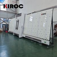 Machine de nettoyage et de lavage de verre verticale à économie d'énergie pour usine de traitement du verre architectural