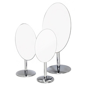 Large Oval Decorative Table Mirror With Metal Frame For Vanity And Home Interior Styling - Product Image 1