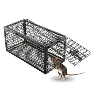Trappola per topi intelligente autobloccante sicura rete di ferro per uso domestico Mouse Catcher in metallo riutilizzabile umano per interni all'aperto per topi trappola gabbia per topi - Product Image 6