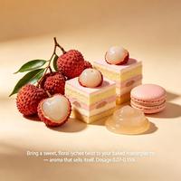 Concentré de saveur alimentaire Lychee, liquide soluble dans l'eau et l'huile, arôme alimentaire pour boulangerie et boissons, haute qualité, échantillon gratuit