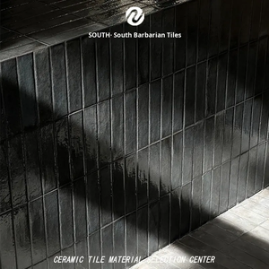 <span class=keywords><strong>Piastrelle</strong></span> <span class=keywords><strong>Vintage</strong></span> in Ceramica Blu-Verde Effetto Invecchiato 50x200 Fatte a Mano per Interni Cucina Ristorante Parete di Sfondo Spessore 8MM Gradiente - Product Image 3