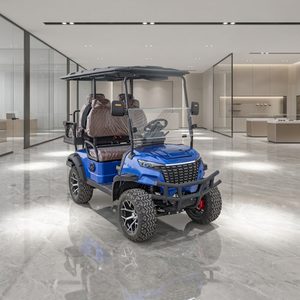 Voiturette de golf électrique tout-terrain 4 places, moteur AC 60V 3.5KW, autonomie 80KM, pneus 14 pouces, pour complexes hôteliers et terrains de golf, service OEM ODM - Product Image 1