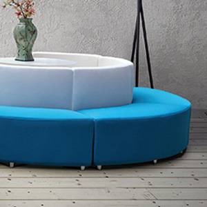 Sofá Tapizado en Forma de S Prosperous Seat XY-816-43 para Áreas de Descanso de Oficina - Product Image 3