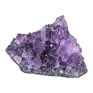 Venta al por mayor geodas naturales Piedra en bruto amatista racimo mini cristal geoda amatista para la curación de Reiki - Product Image 6