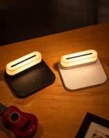 Lampe de chevet LED S26L 15W avec chargeur sans fil rapide et veilleuse pour chambre à coucher (pour téléphone)