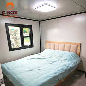 Cbox, maison préfabriquée modulaire personnalisable de 20 pieds, extensible pour habitation, villa, maison mobile pliable, bungalow, bureau, conteneur - Product Image 6