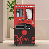 Precio de fábrica automático VFresh con sistema de pago con tarjeta de crédito para centros comerciales máquina expendedora de café