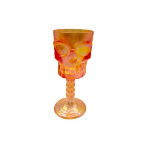 Tasse à café en plastique 3D squelette colorée personnalisée pour fête d'Halloween, réutilisable, style classique, impression typographique, vaisselle de fête - Product Image 4