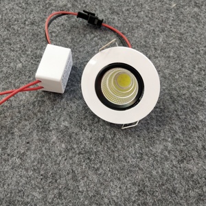 Downlight LED <span class=keywords><strong>luz</strong></span> <span class=keywords><strong>de</strong></span> techo <span class=keywords><strong>de</strong></span> la habitación pasillo Hotel europeo COB Toro <span class=keywords><strong>luz</strong></span> Ojo Blanco 3W5 agujero único foco - Product Image 5