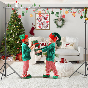 <span class=keywords><strong>2</strong></span>,6 м * 3 м 10*7,5 фута костюм Регулируемый фон подставка для фона для рождественского семейного собрания фотостудия фон видео - Product Image 2