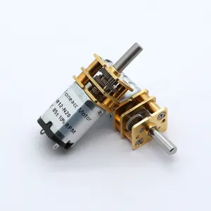 Hochwertiger geräuscharmer Mikro-Gleichstrom 1,5 v-24v Durchmesser 12mm 13mm 14mm 16mm gm12 cw ccw Kohlebürsten-Getriebe motor